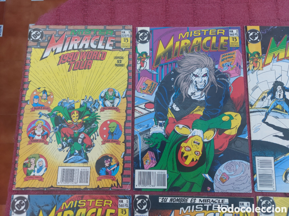 C&oacute;mics: MISTER MIRACLE EDICIONES ZINCO COMPLETA COLECCION DE 8 COMICS ZINCO DC - Foto 2