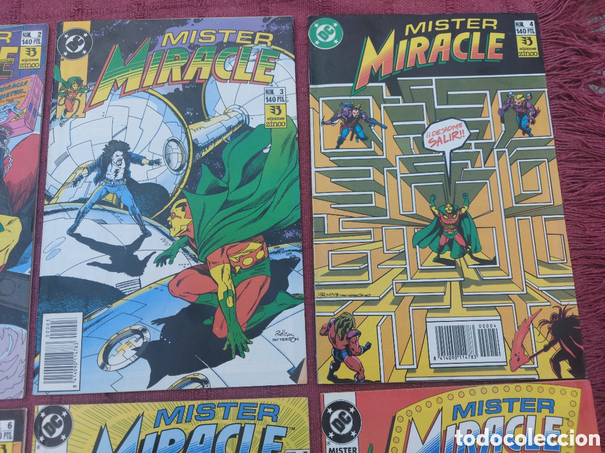 C&oacute;mics: MISTER MIRACLE EDICIONES ZINCO COMPLETA COLECCION DE 8 COMICS ZINCO DC - Foto 3