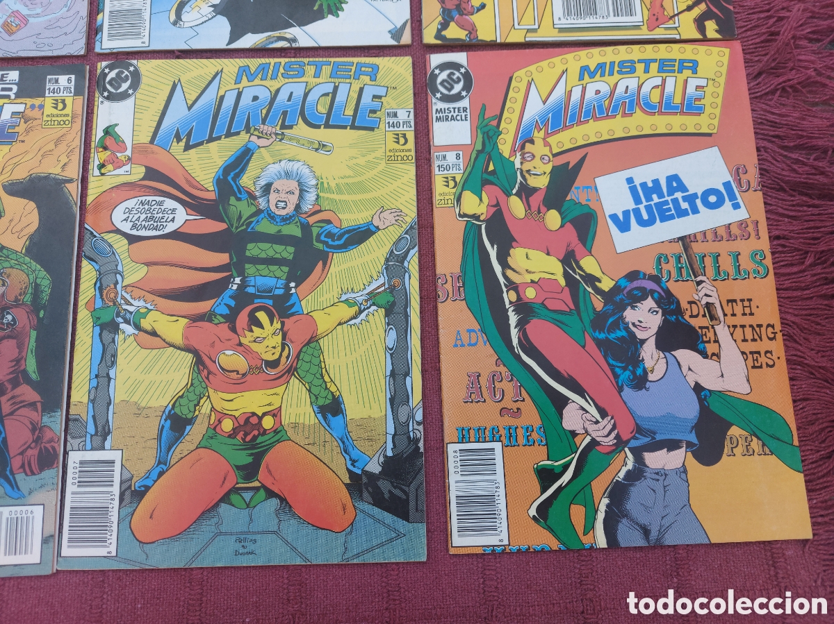 C&oacute;mics: MISTER MIRACLE EDICIONES ZINCO COMPLETA COLECCION DE 8 COMICS ZINCO DC - Foto 5