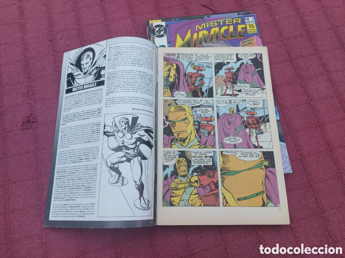 C&oacute;mics: MISTER MIRACLE EDICIONES ZINCO COMPLETA COLECCION DE 8 COMICS ZINCO DC - Foto 21