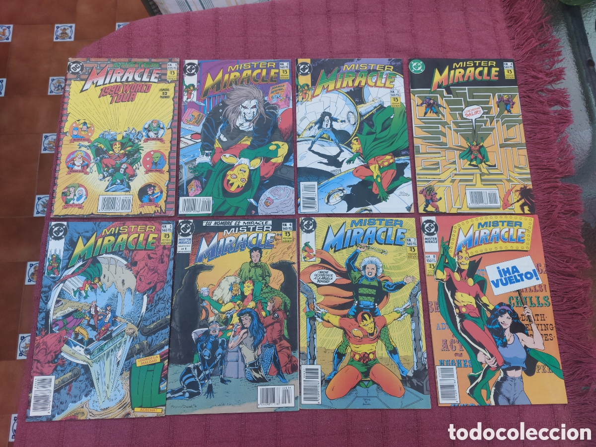 C&oacute;mics: MISTER MIRACLE EDICIONES ZINCO COMPLETA COLECCION DE 8 COMICS ZINCO DC - Foto 1