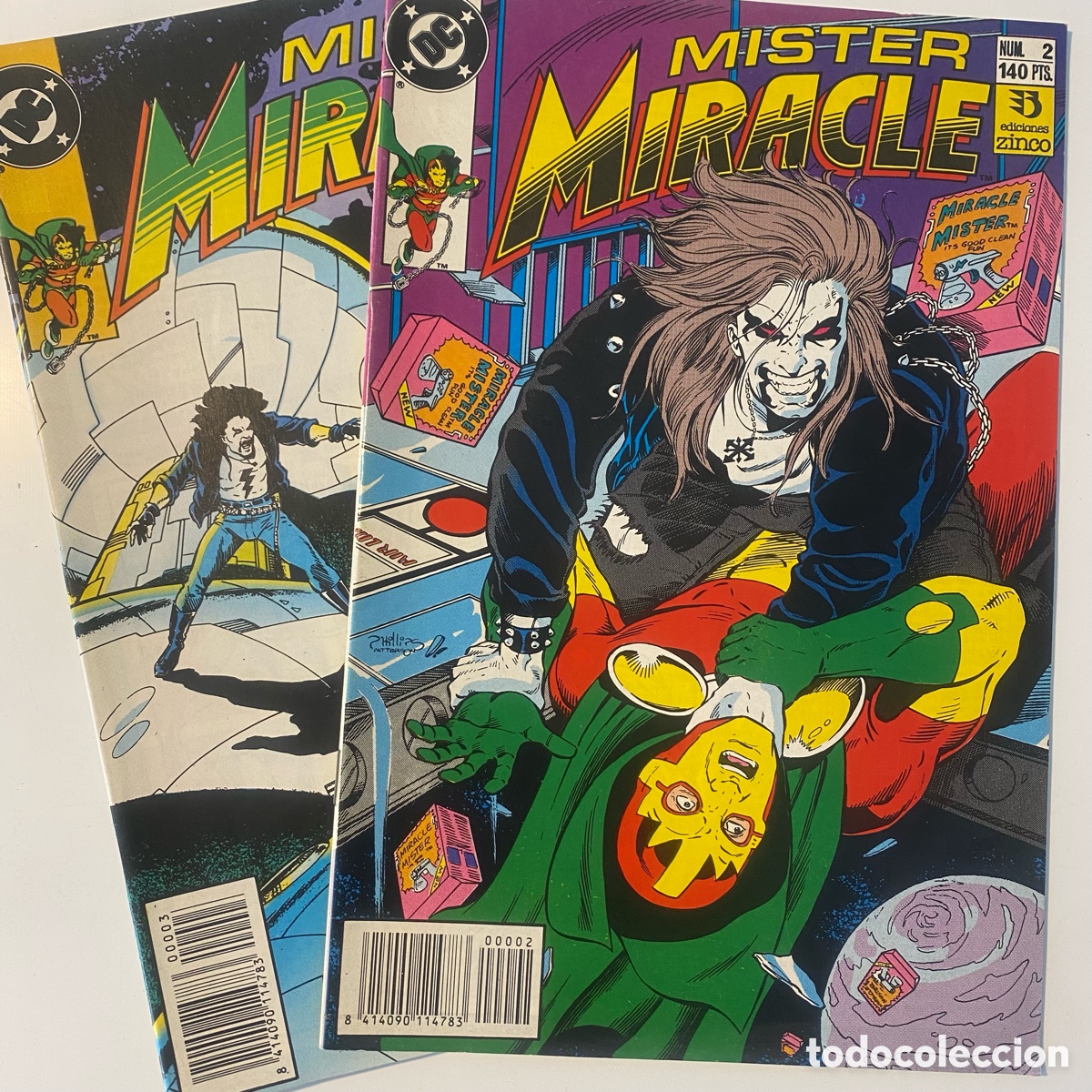 C&oacute;mics: LOBO en Mister Miracle num. 2 y 3. Buen estado. - Foto 1