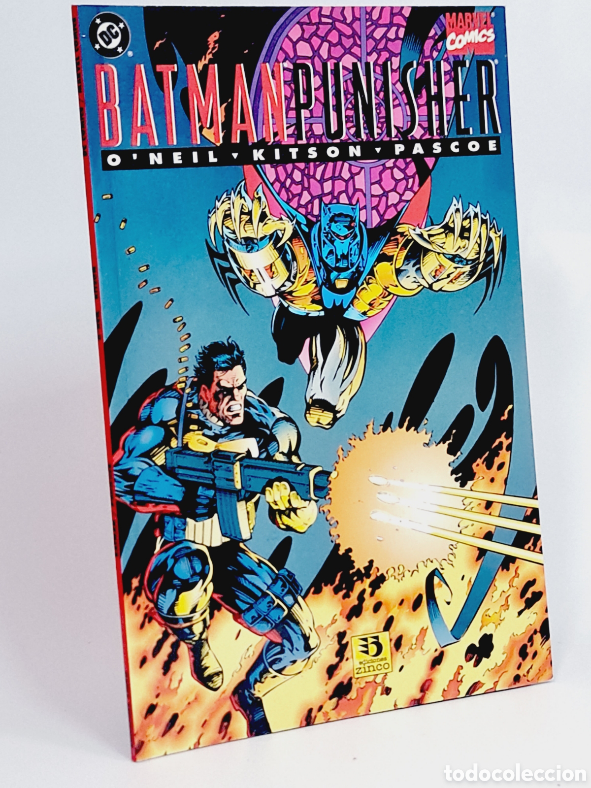 C&oacute;mics: C&Oacute;MIC DE KIOSCO BATMAN PUNISHER CROSSOVER EDICIONES ZINCO PRESTIGIO DC MARVEL - Foto 1