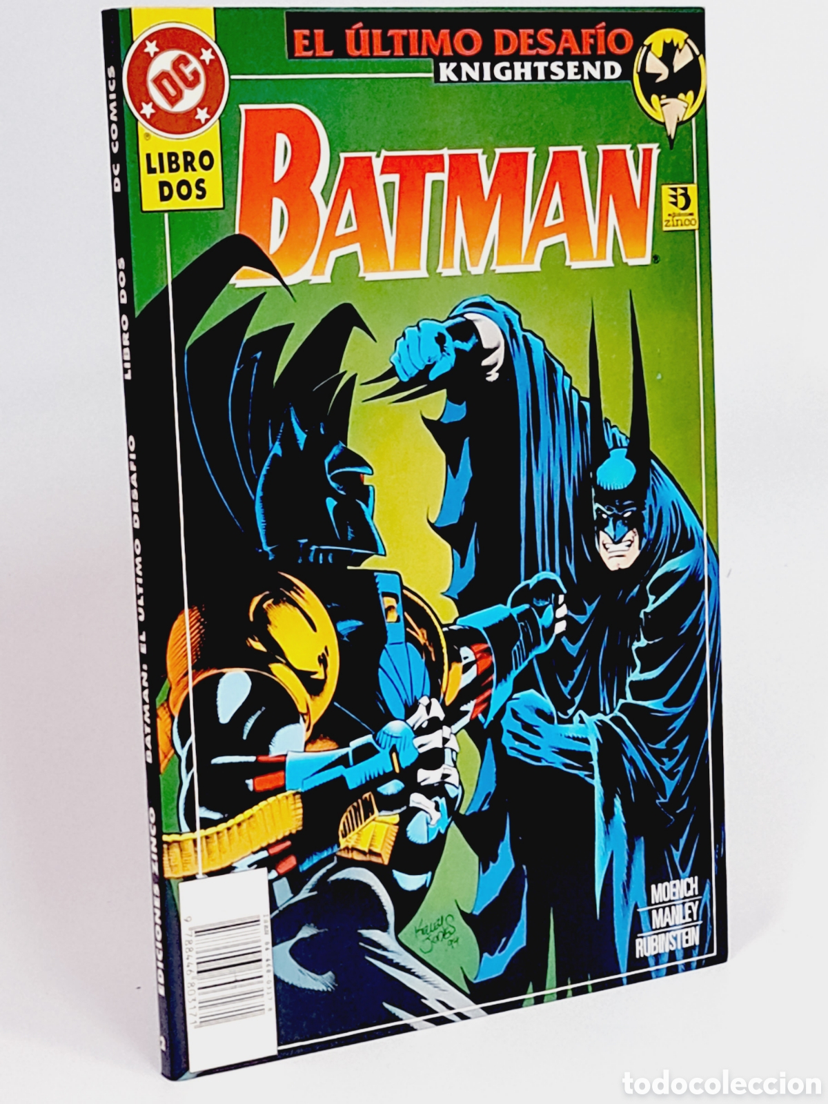 C&oacute;mics: C&Oacute;MIC DE KIOSCO BATMAN EL &Uacute;LTIMO DESAF&Iacute;O LIBRO DOS 2 KNIGHTSEND EDICIONES ZINCO DC C&Oacute;MICS - Foto 1