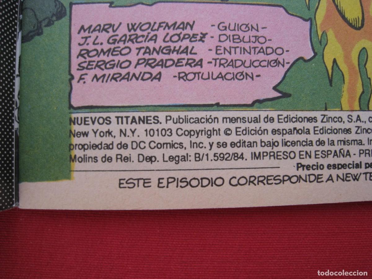 C&oacute;mics: LOS NUEVOS TITANES - N&ordm; 8 - EDICIONES ZINCO. - Foto 7