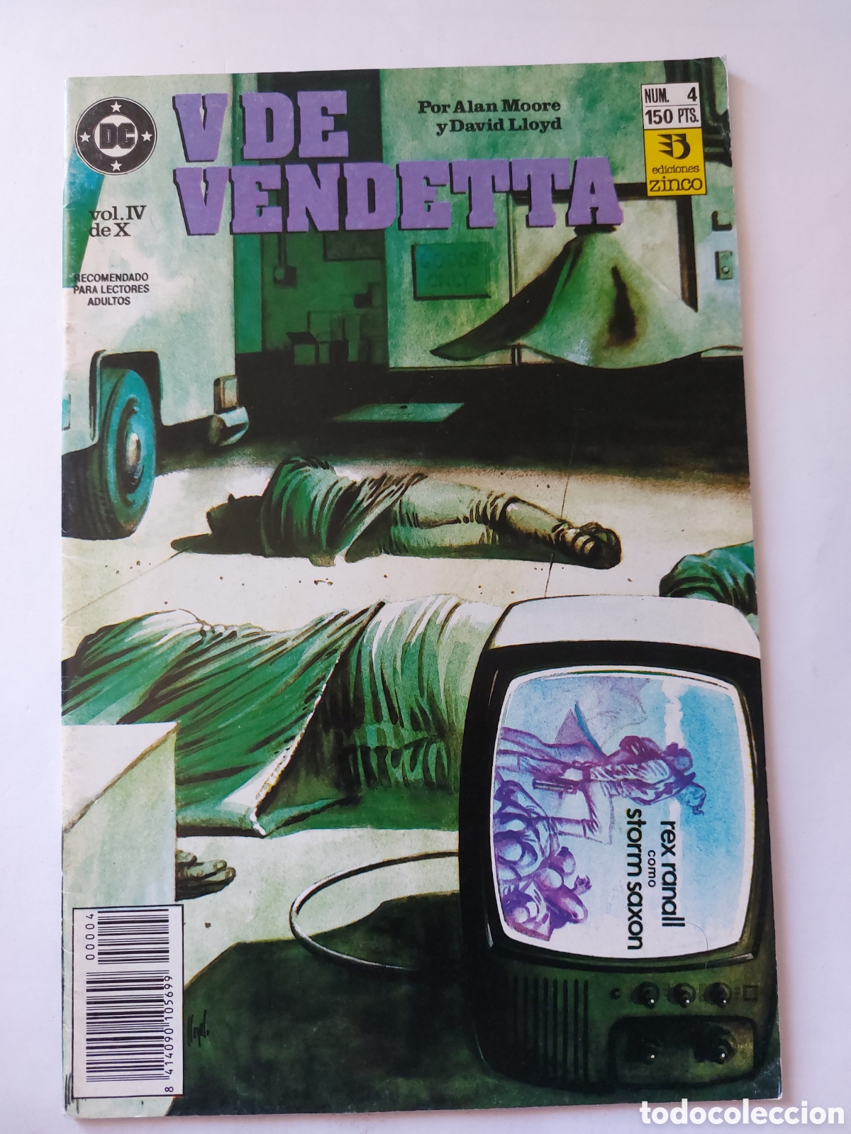 C&oacute;mics: V de VENDETTA # 4 de 10 ALAN MOORE y DAVID LLOYD - Foto 1