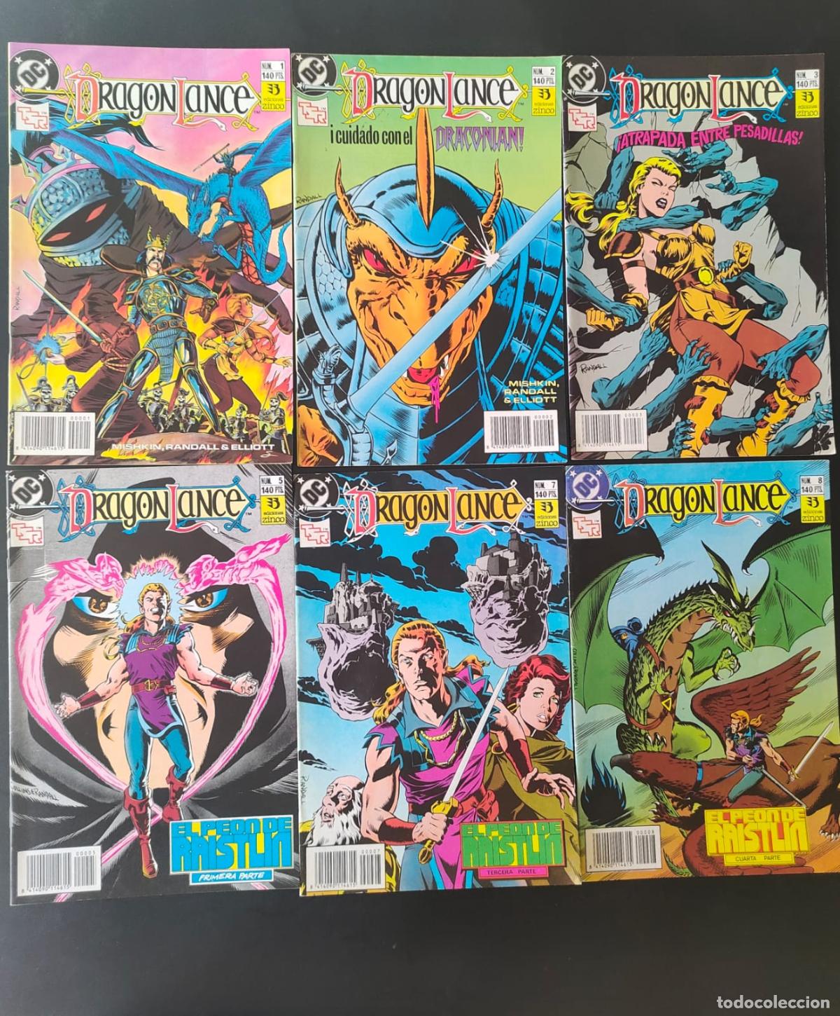 C&oacute;mics: DRAGON LANCE 1,2,3,5,7,8 - Foto 1