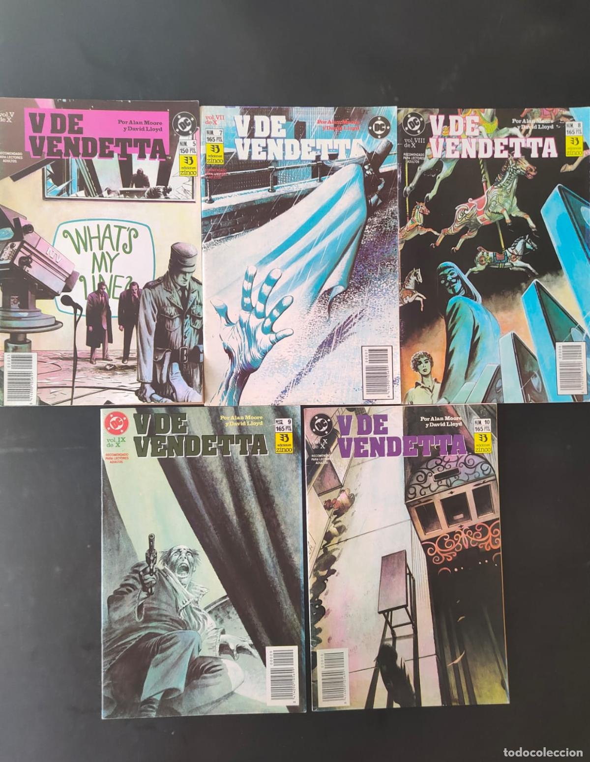 C&oacute;mics: V DE VENDETTA NUMEROS 5,7,8,9,10 - Foto 1