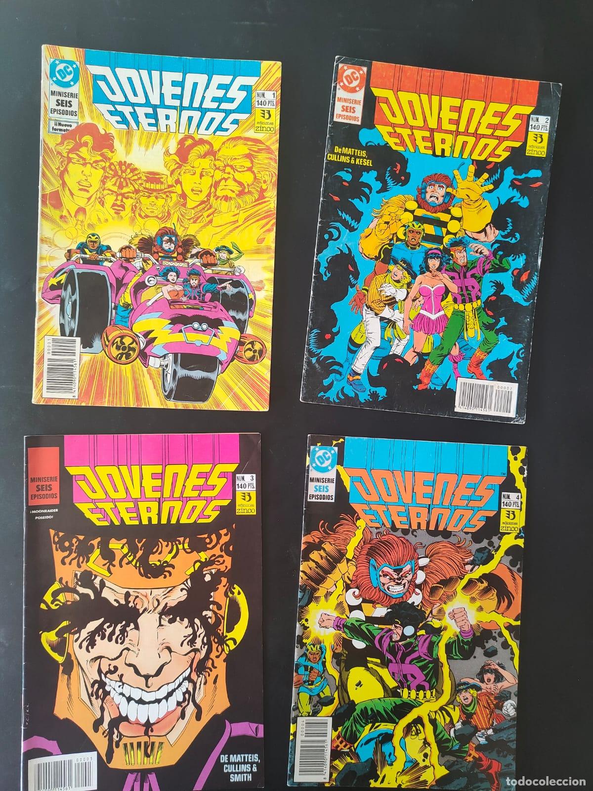 C&oacute;mics: JOVENES ETERNOS NUMEROS 1,2,3,4 - Foto 1