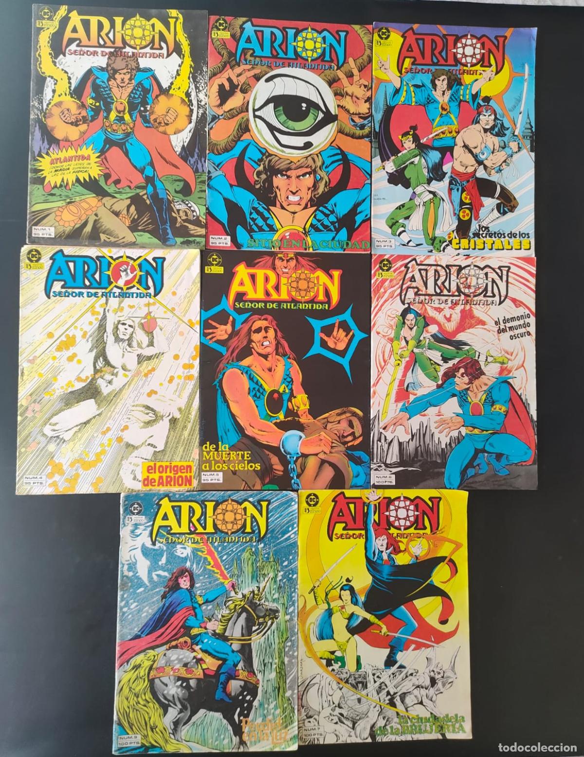 C&oacute;mics: ARION NUMEROS 1,2,3,4,5,6,7,9 - Foto 1