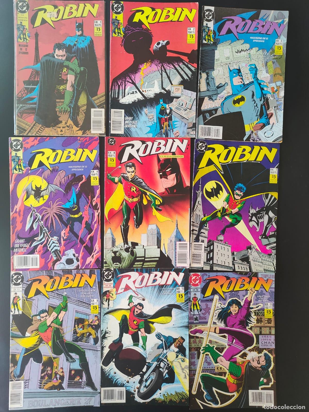 C&oacute;mics: ROBIN NUMEROS 1,2,3,4,7,8,9,10,11 - Foto 1