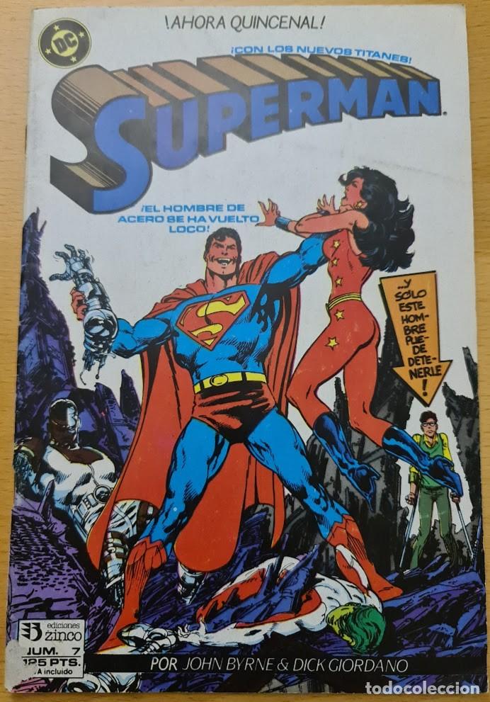 C&oacute;mics: SUPERMAN VOL 2, 7. JOHN BYRNE. ZINCO - Foto 1