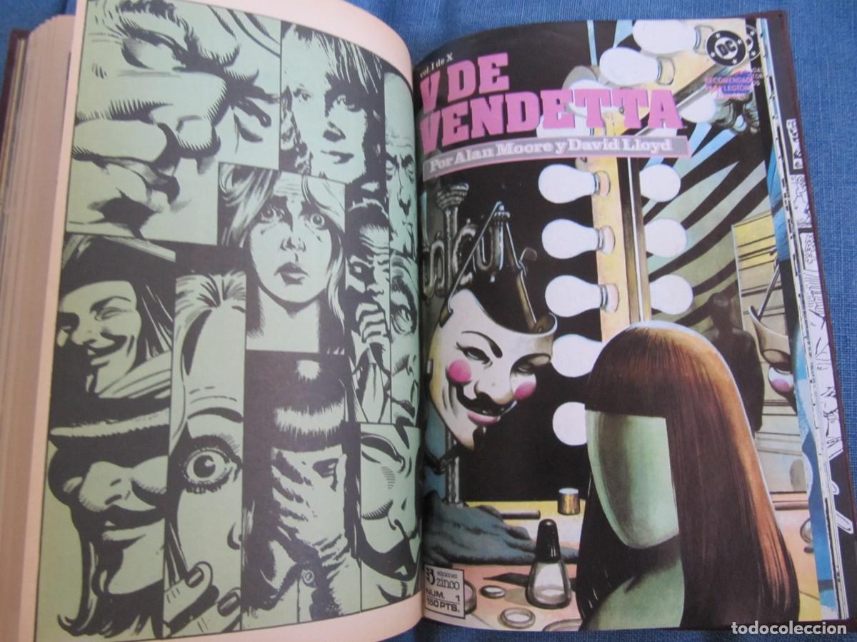 C&oacute;mics: THE SHADOW / V DE VENDETTA - EDICIONES ZINCO - DOS COLECCIONES COMPLETAS ENCUADERNADAS - Foto 1