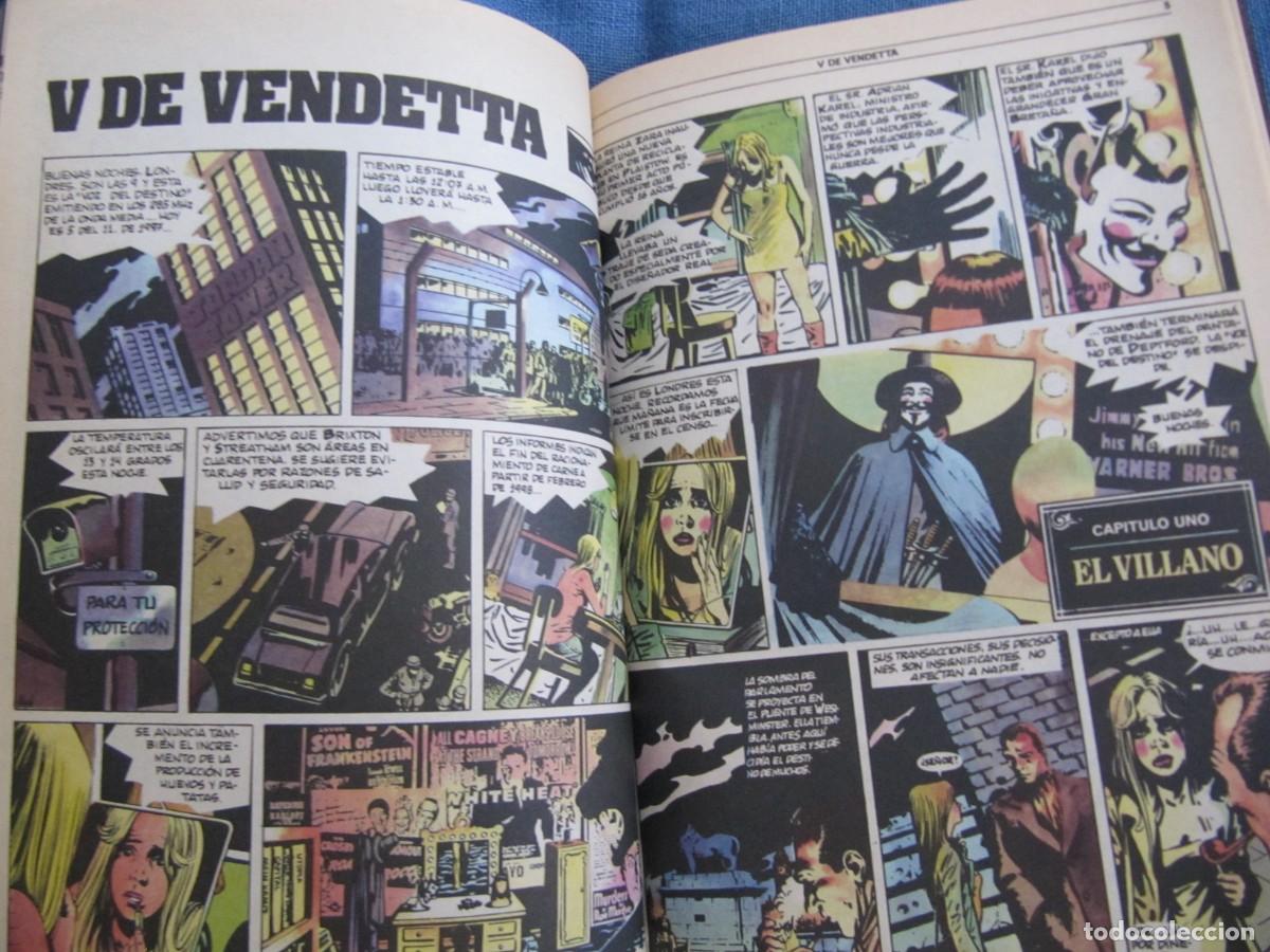C&oacute;mics: THE SHADOW / V DE VENDETTA - EDICIONES ZINCO - DOS COLECCIONES COMPLETAS ENCUADERNADAS - Foto 12