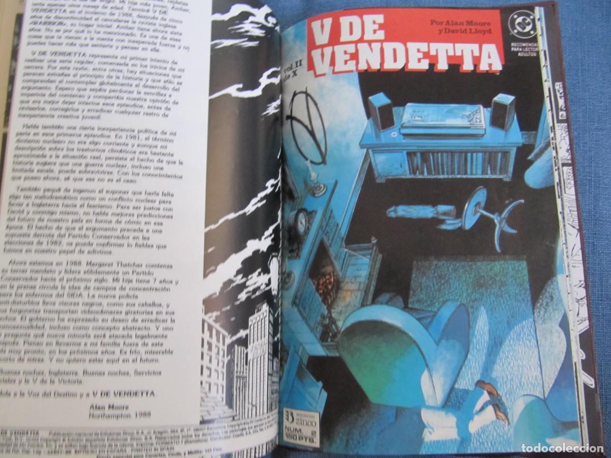 C&oacute;mics: THE SHADOW / V DE VENDETTA - EDICIONES ZINCO - DOS COLECCIONES COMPLETAS ENCUADERNADAS - Foto 19