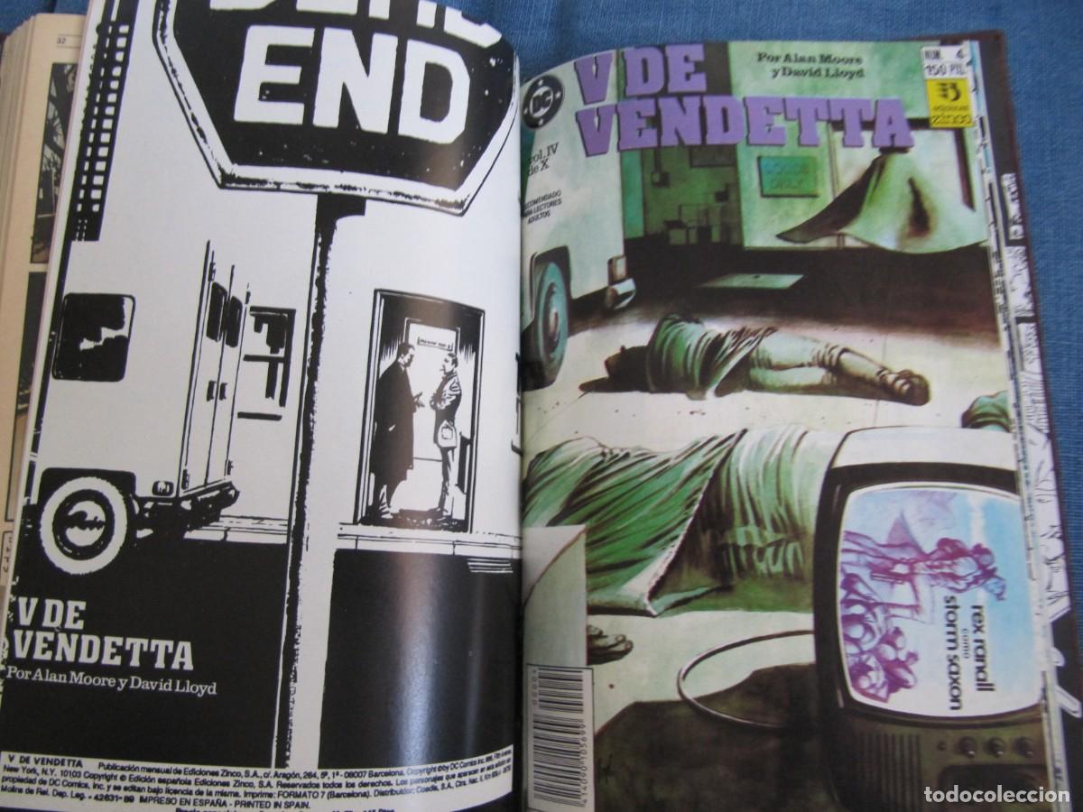 C&oacute;mics: THE SHADOW / V DE VENDETTA - EDICIONES ZINCO - DOS COLECCIONES COMPLETAS ENCUADERNADAS - Foto 21
