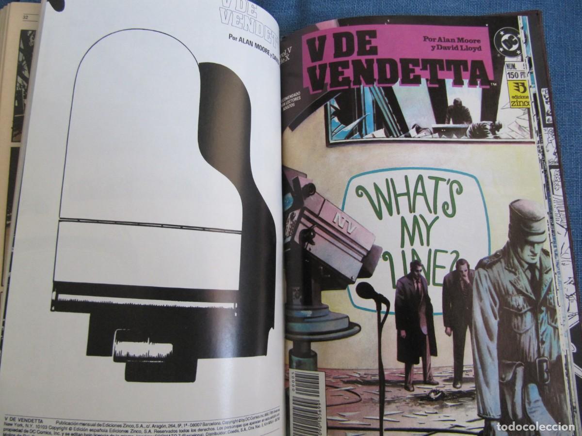 C&oacute;mics: THE SHADOW / V DE VENDETTA - EDICIONES ZINCO - DOS COLECCIONES COMPLETAS ENCUADERNADAS - Foto 22