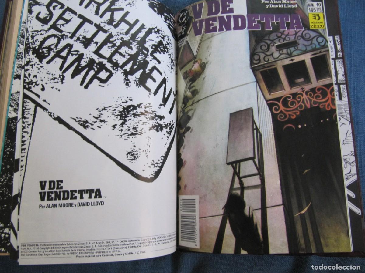 C&oacute;mics: THE SHADOW / V DE VENDETTA - EDICIONES ZINCO - DOS COLECCIONES COMPLETAS ENCUADERNADAS - Foto 25
