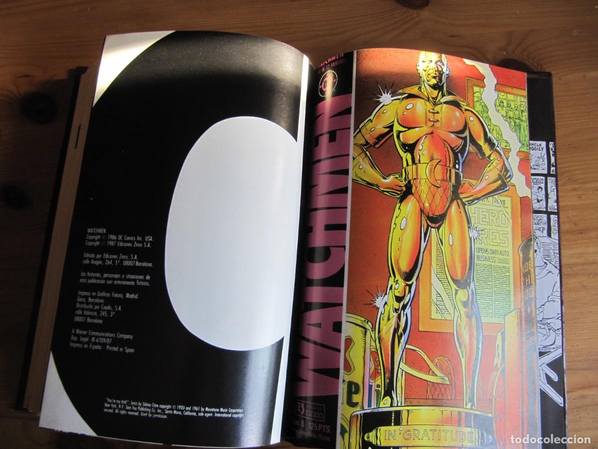 C&oacute;mics: WATCHMEN - ALAN MOORE - DAVE GIBBONS - EDICIONES ZINCO - COLECCION COMPLETA - Foto 12