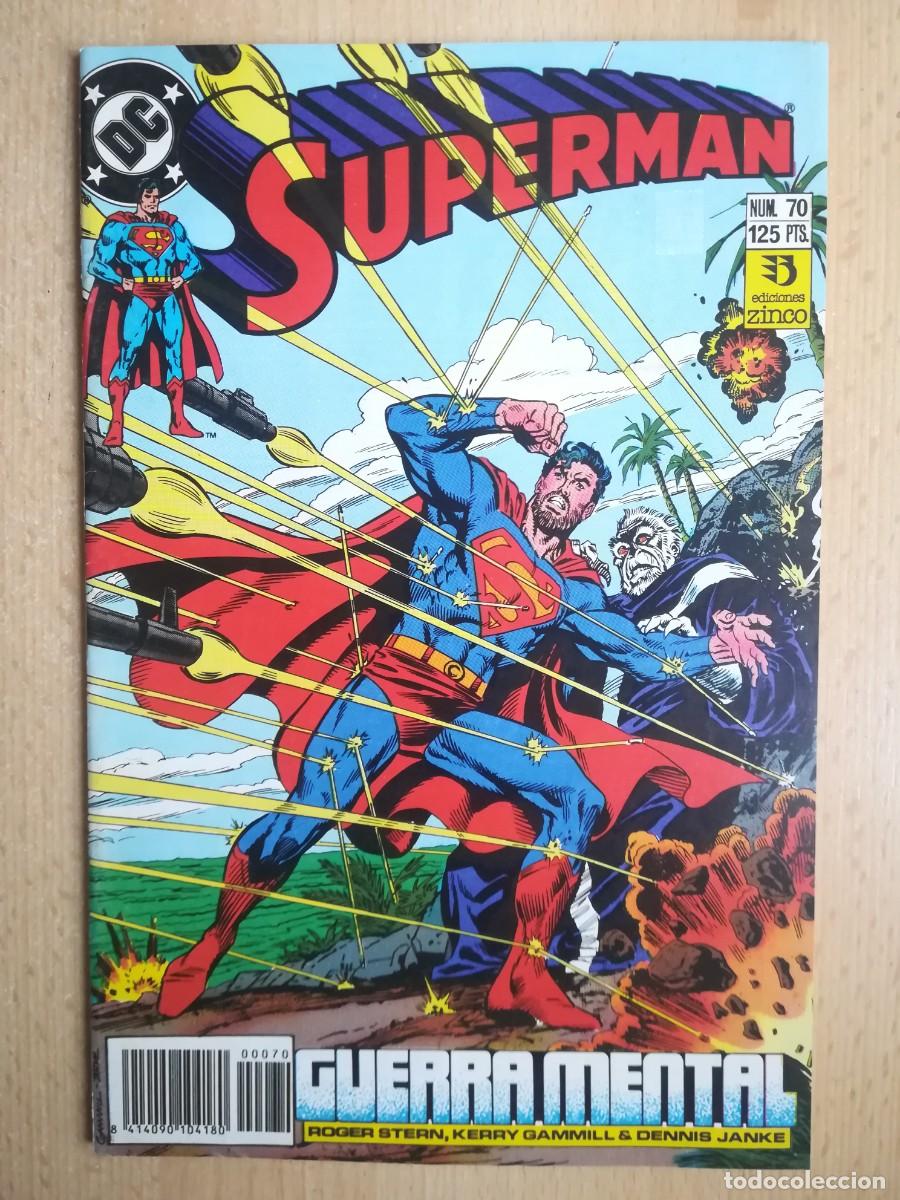 C&oacute;mics: DC Superman N&ordm; 70. Guerra Mental. Ediciones Zinco. - Foto 1