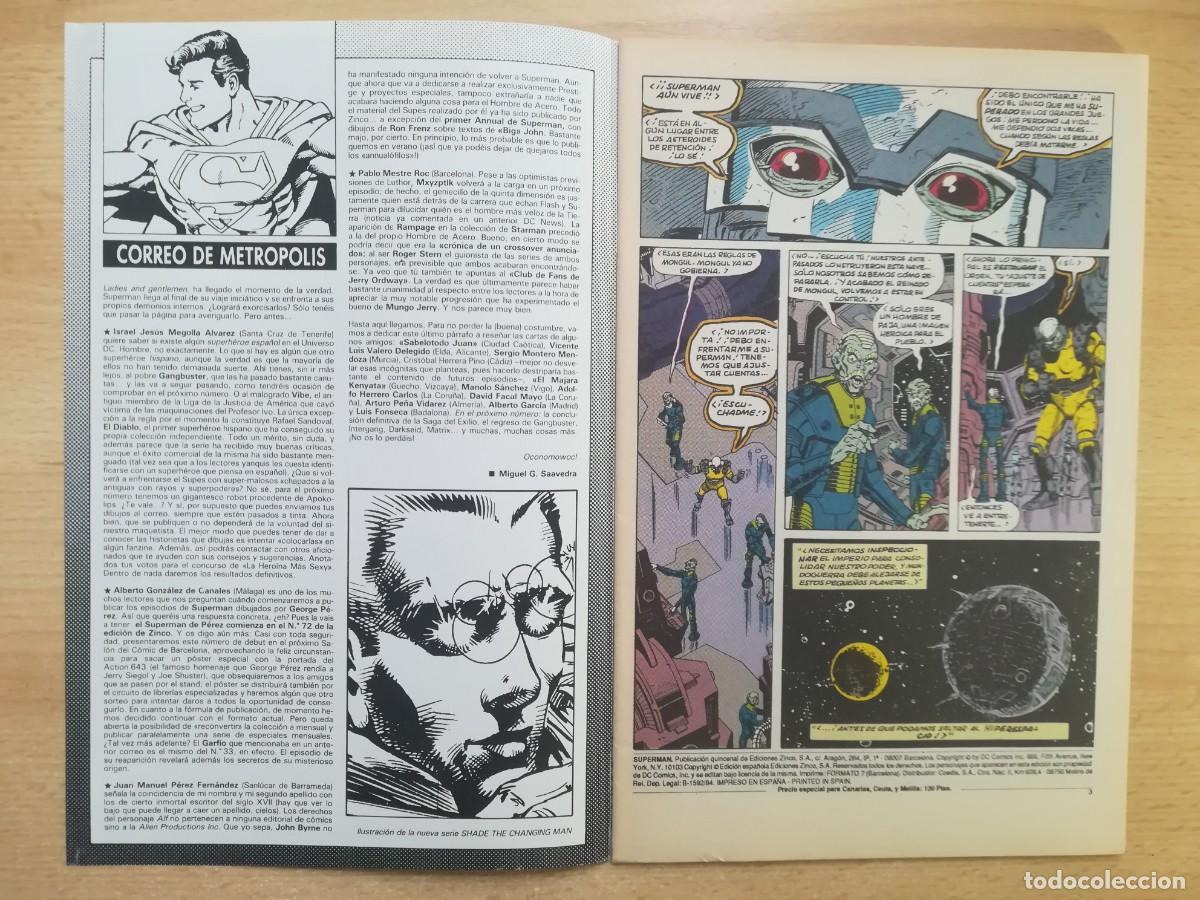C&oacute;mics: DC Superman N&ordm; 70. Guerra Mental. Ediciones Zinco. - Foto 2