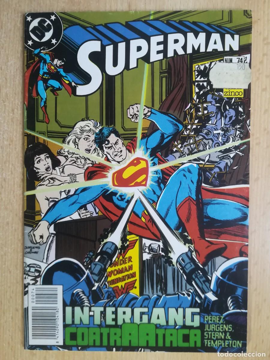 C&oacute;mics: DC Superman N&ordm; 74. Intergang Contraataca. Ediciones Zinco. - Foto 1