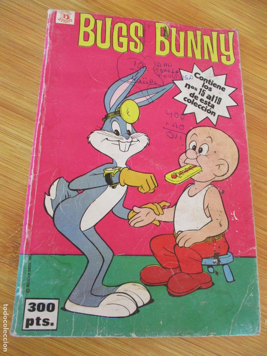 C&oacute;mics: BUGS BUNNY-EDICIONES ZINCO. TOMO CON LOS N&Uacute;MEROS 15 AL 19= 5 N&Uacute;MEROS - Foto 2