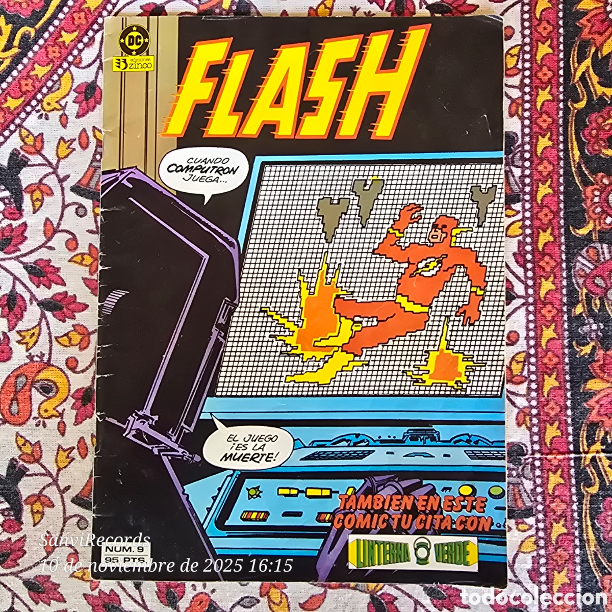 C&oacute;mics: FLASH N&deg; 9 (DC, EDICIONES ZINCO) - Foto 1