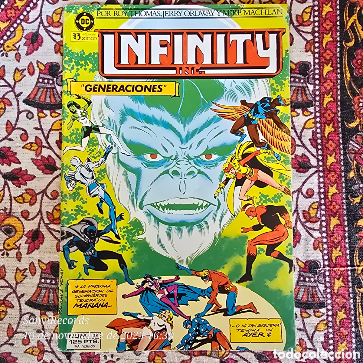 C&oacute;mics: INFINITY INC. N&deg; 2 (DC, EDICIONES ZINCO) - Foto 1
