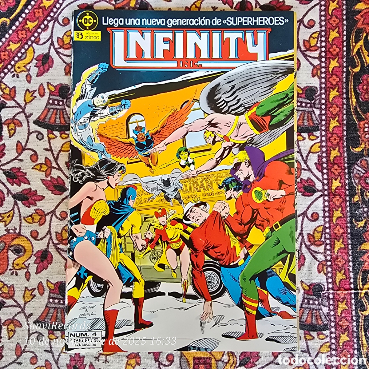 C&oacute;mics: INFINITY INC. N&deg; 4 (DC, EDICIONES ZINCO) - Foto 1