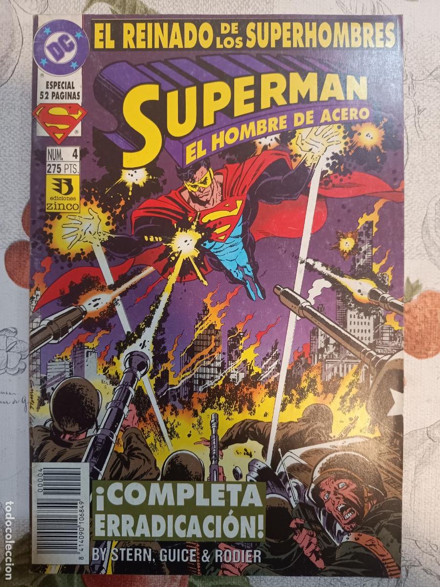 C&oacute;mics: SUPERMAN EL HOMBRE DE ACERO N&ordm; 4 ZINCO - Foto 1