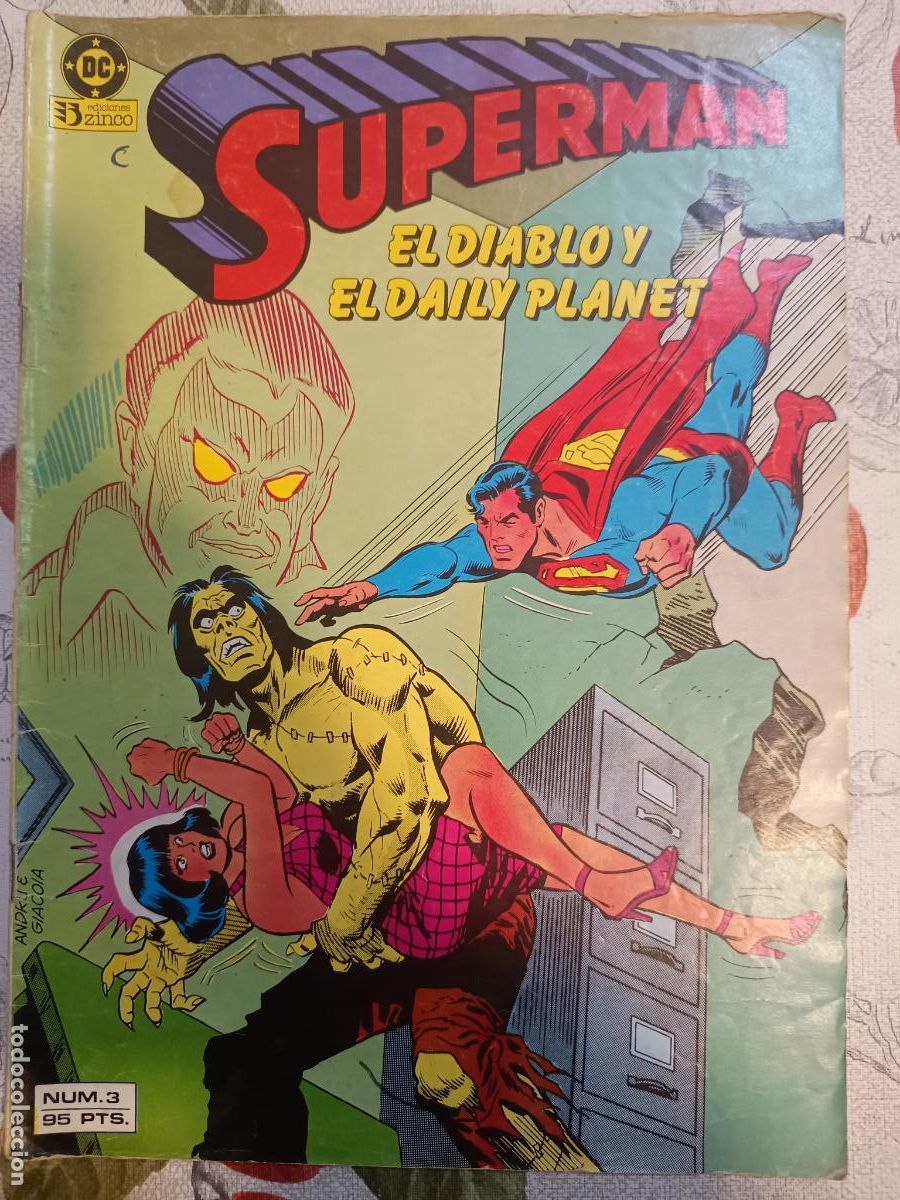 C&oacute;mics: SUPERMAN N&ordm; 3 Vol 1 ZINCO - Foto 1