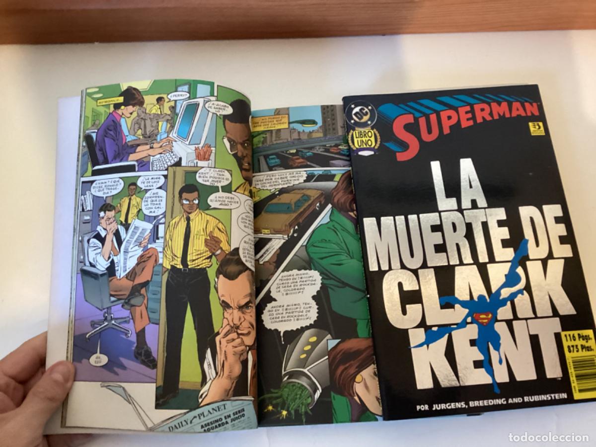 C&oacute;mics: La muerte de Clark kent libro uno y libro dos, completa. Zinco DC comics. Superman - Foto 2