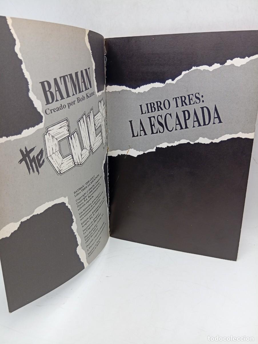 C&oacute;mics: BATMAN. THE CULT. LIBRO TRES : LA ESCAPADA. EDICIONES ZINCO. DC COMICS. - Foto 2