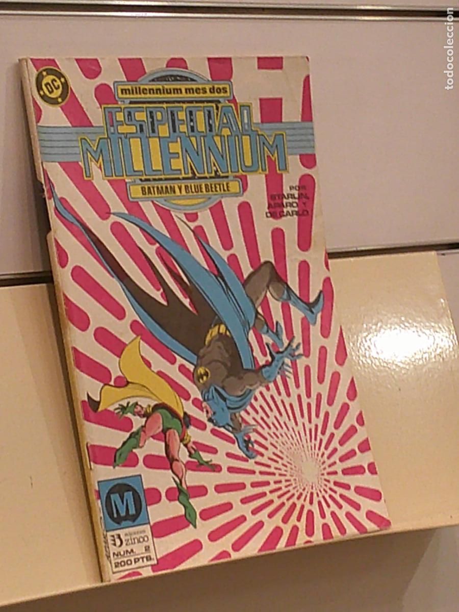 C&oacute;mics: MILLENIUM N&ordm; 2 ESPECIAL BATMAN Y BLUE BEETLE MES DOS DC - ZINCO - Foto 1