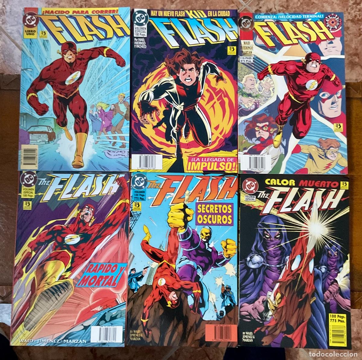 C&oacute;mics: The Flash (Zinco) Completa - 6 Tomos de 100/116 pagos - Foto 1