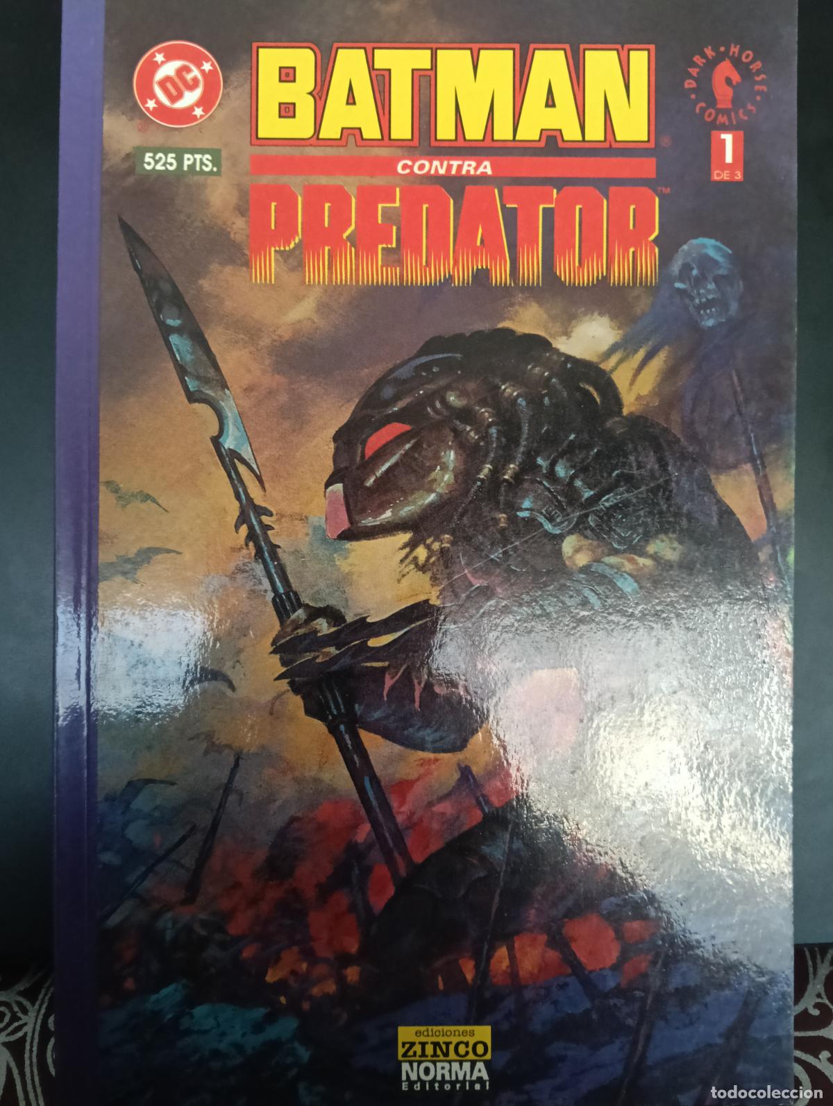 C&oacute;mics: BATMAN CONTRA VS PREDATOR 1 DC ZINCO NORMA PRESTIGIO - Foto 1
