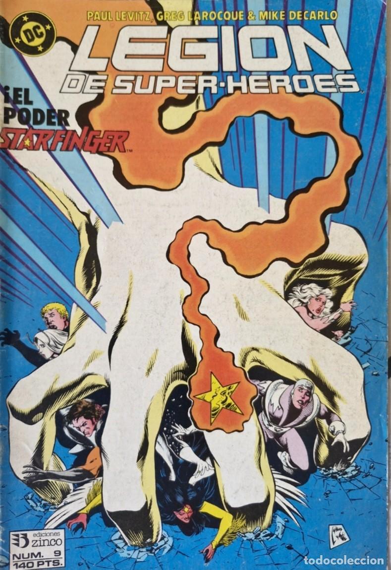 C&oacute;mics: LEGI&Oacute;N DE S&Uacute;PER-H&Eacute;ROES 9 - EDICIONES ZINCO - DC COMICS - GRAPA - Foto 1