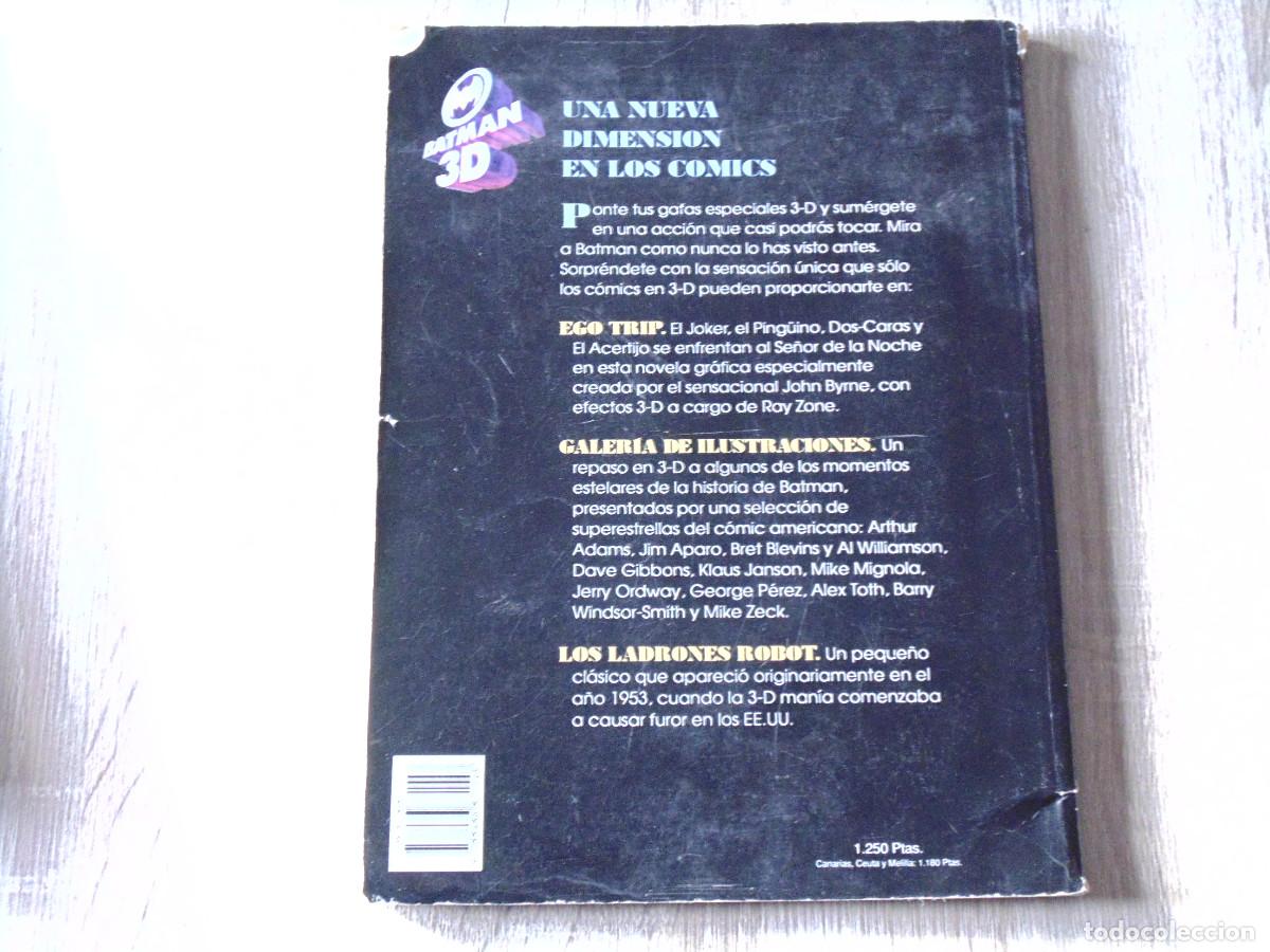 C&oacute;mics: Batman 3D. Novela Grafica. 1991. DC / Zinco. - Foto 2