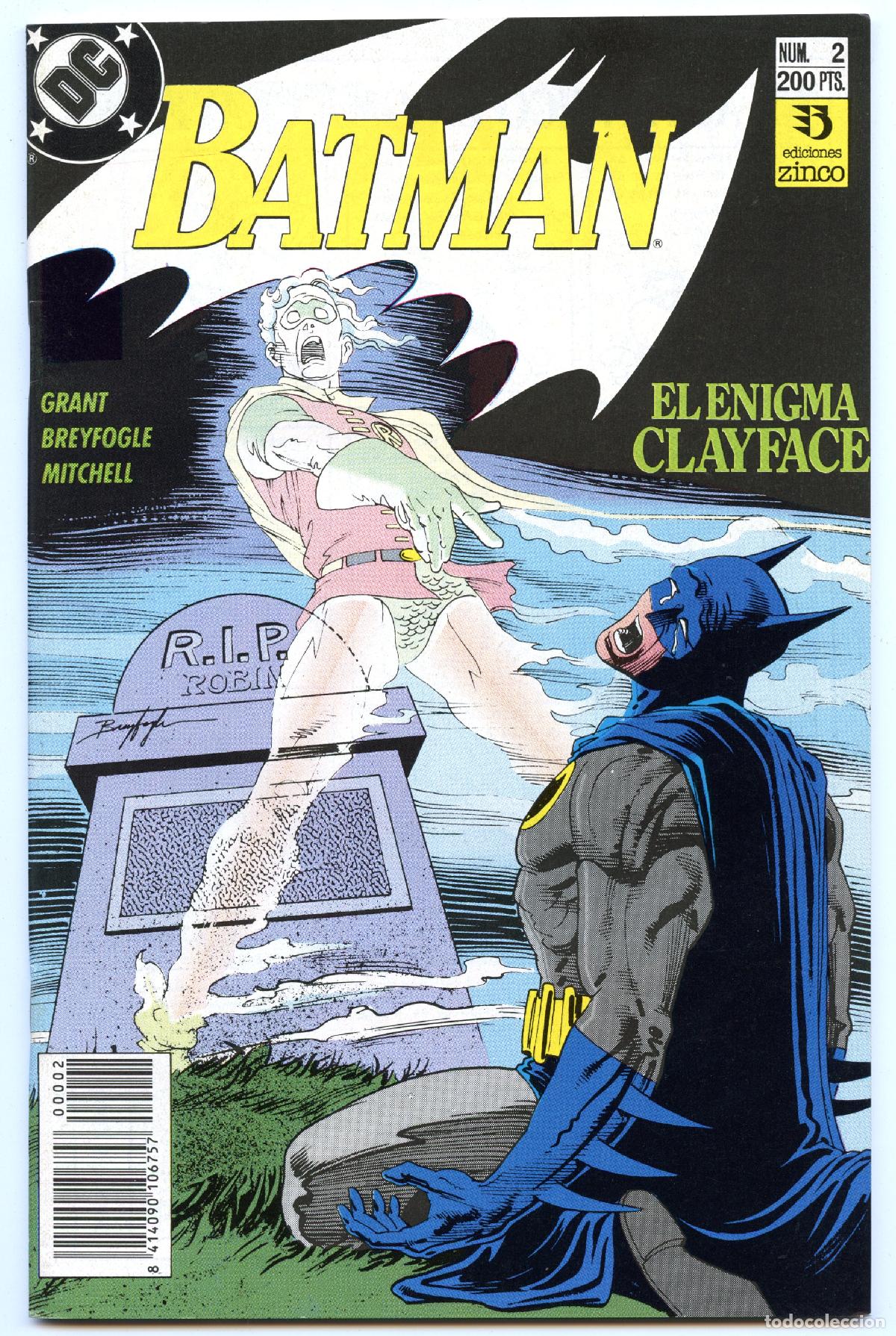 C&oacute;mics: BATMAN - EL ENIGMA CLAYFACE - colecci&oacute;n completa (Zinco, 1990) - Foto 2