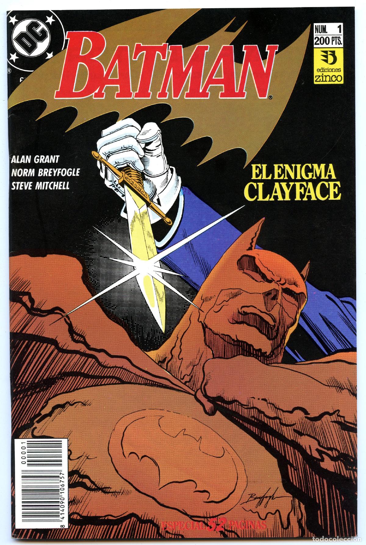 C&oacute;mics: BATMAN - EL ENIGMA CLAYFACE - colecci&oacute;n completa (Zinco, 1990) - Foto 1