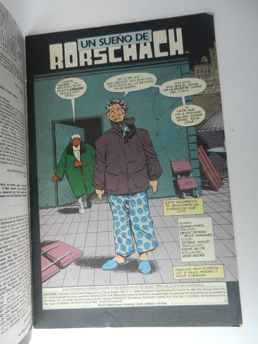 C&oacute;mics: QUESTION N&ordm; 17 - DC -ZINCO - 1988 - Foto 2