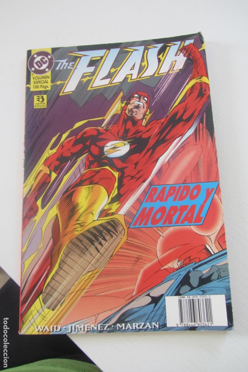 C&oacute;mics: FLASH -RAPIDO Y MORTAL LIBRO EN R&Uacute;STICA. ZINCO. DC. 1995 ARX54 - Foto 1