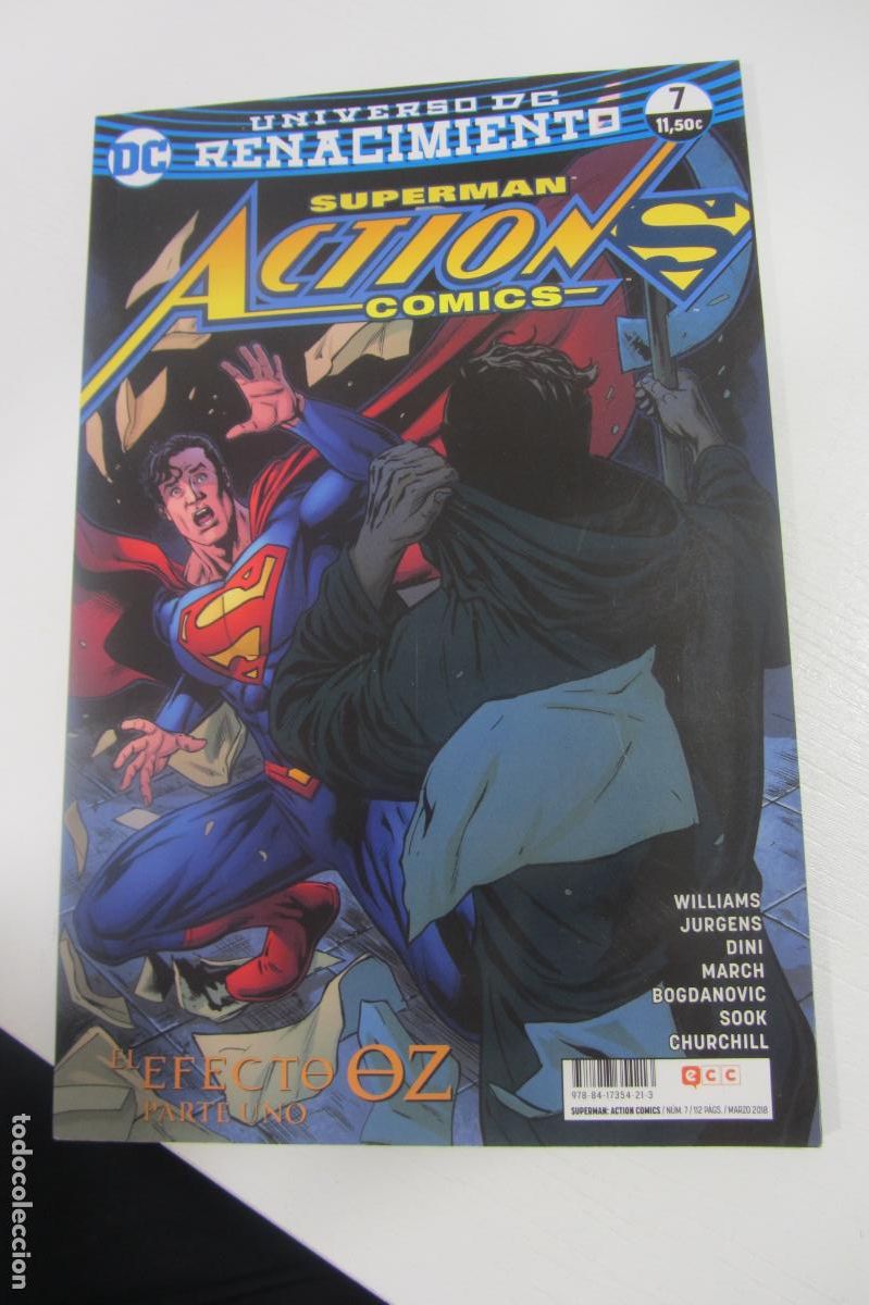 C&oacute;mics: UNIVERSO DC RENACIMIENTO - SUPERMAN - ACTION COMICS - N&ordm; 7 DC - ECC ARX57 - Foto 1