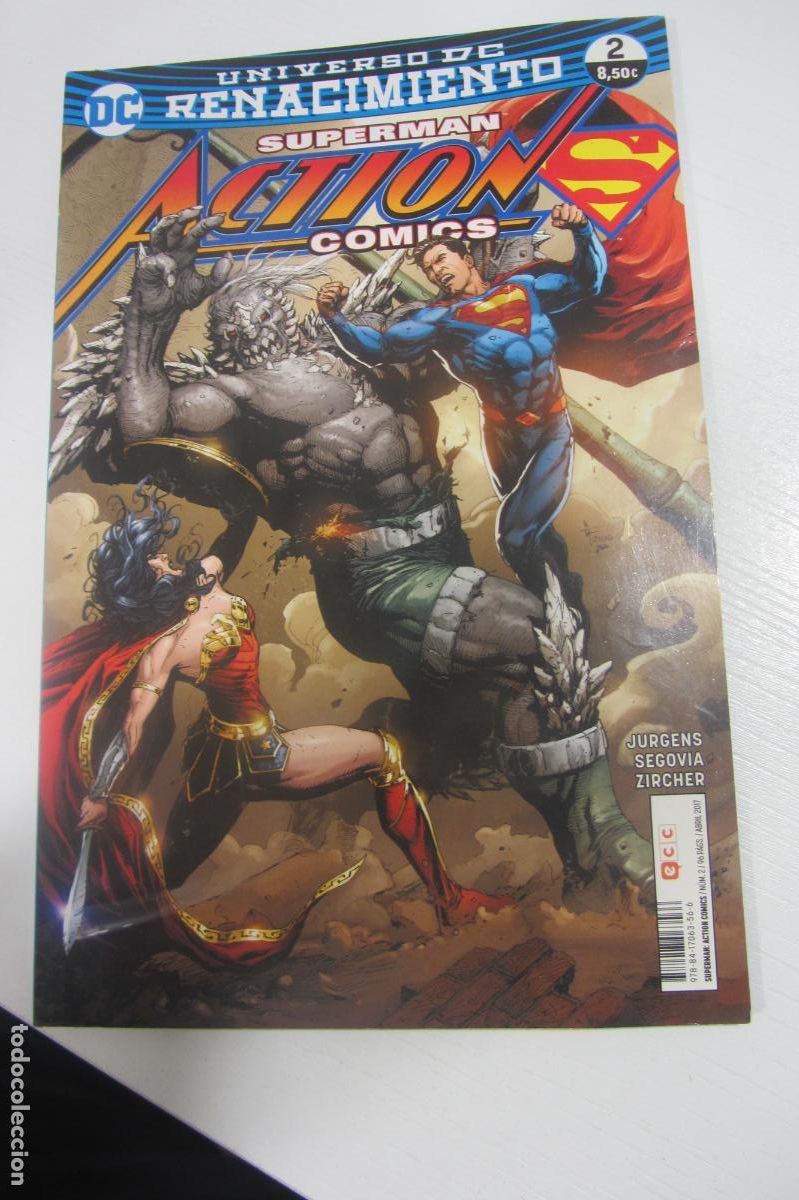 C&oacute;mics: UNIVERSO DC RENACIMIENTO - SUPERMAN - ACTION COMICS - N&ordm; 2 DC - ECC ARX57 - Foto 1