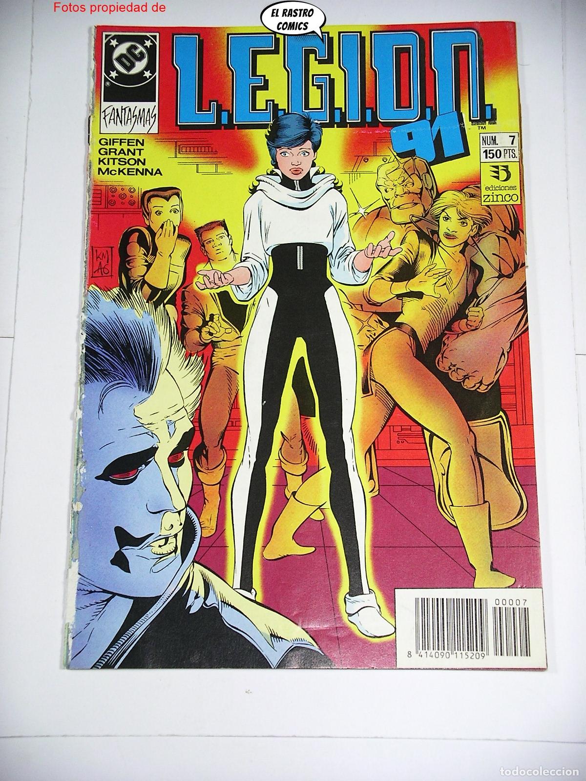 C&oacute;mics: Legion 91/92 n&ordm; 7, ed Zinco 1991 - Foto 1