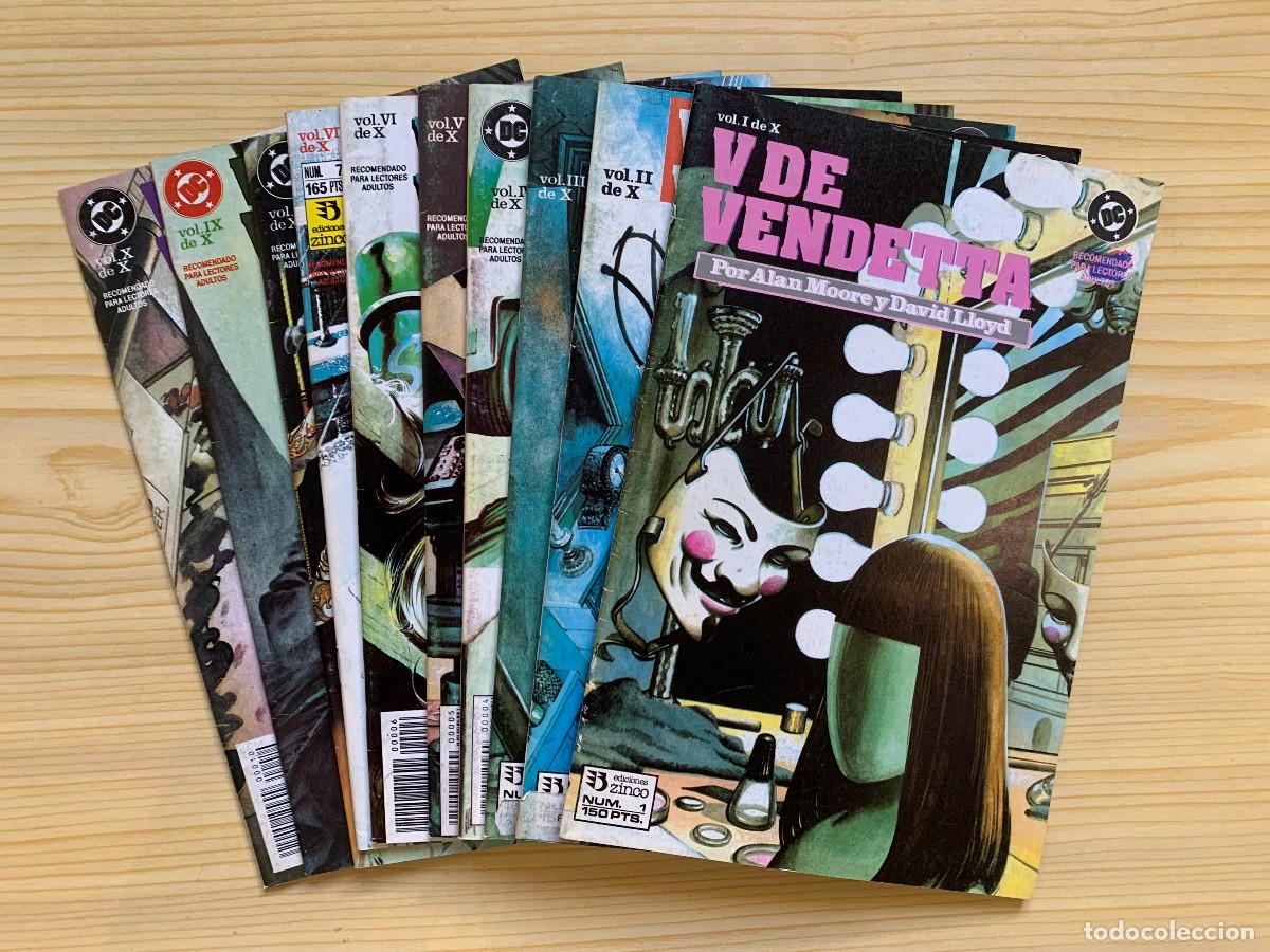 C&oacute;mics: V de Vendetta Completa N&ordm; 1 al 10 - Excelente Estado - Foto 1