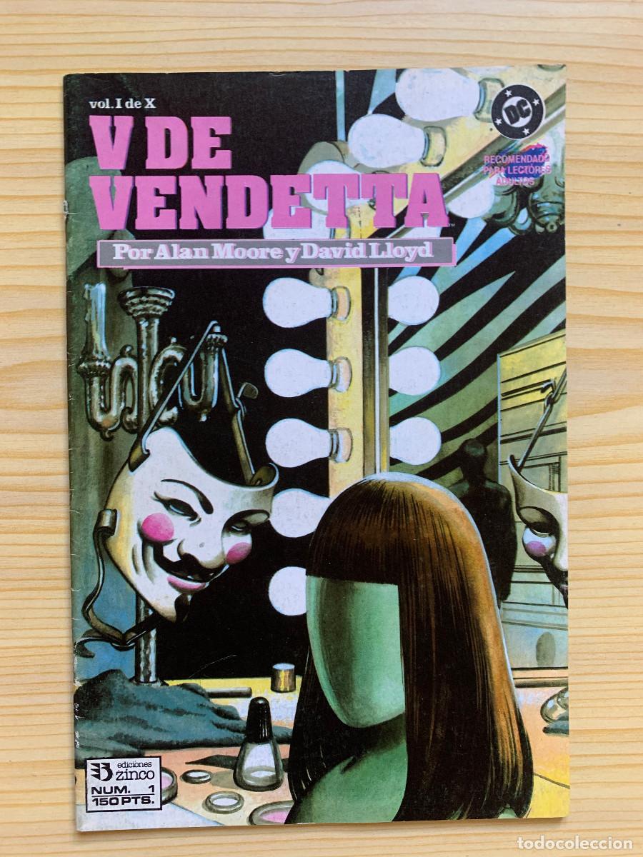 C&oacute;mics: V de Vendetta Completa N&ordm; 1 al 10 - Excelente Estado - Foto 2