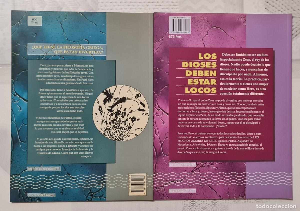 C&oacute;mics: EPICURUS EL SABIO. Colecci&oacute;n completa de 2 tomos. Ediciones Zinco 1991 - Foto 2