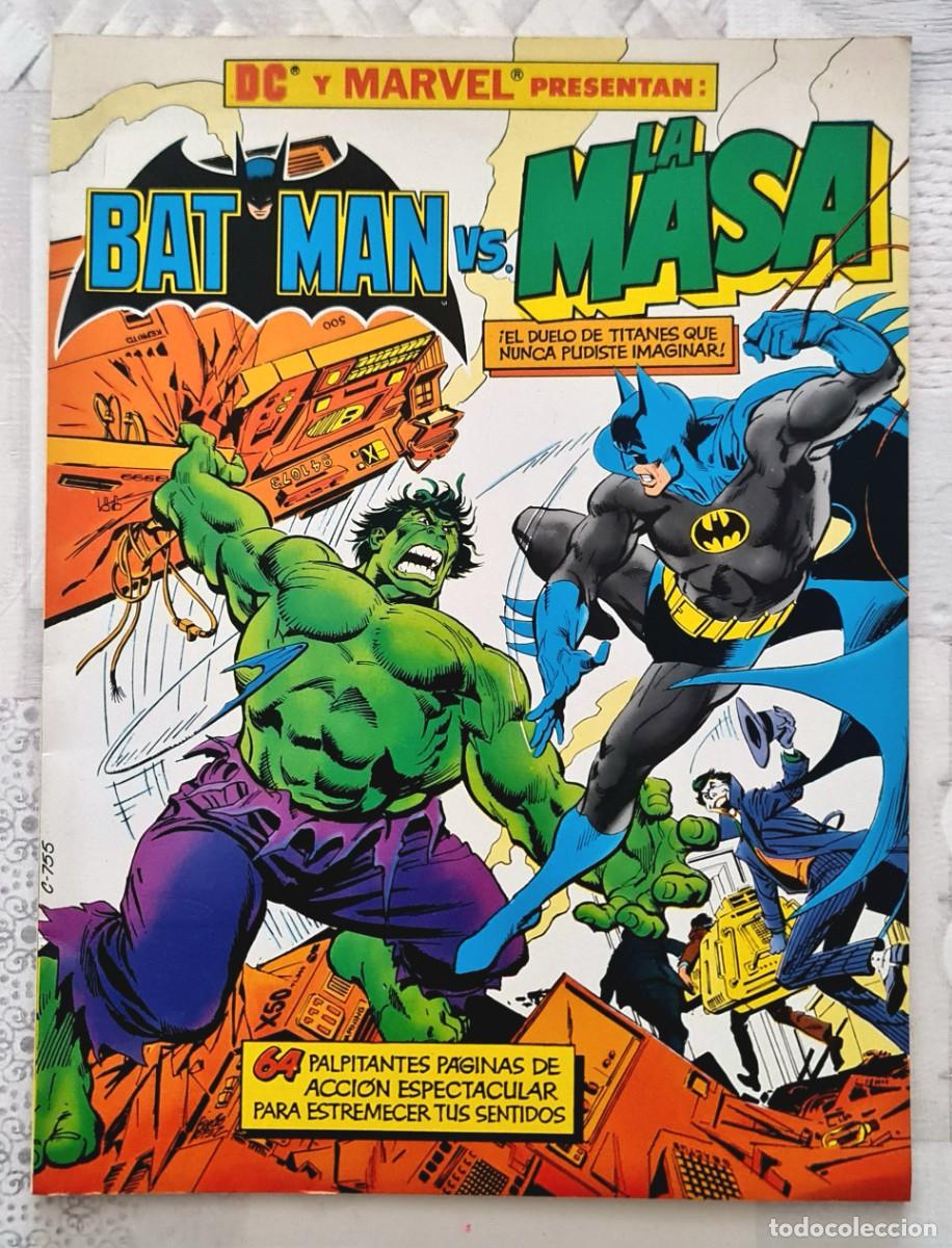 C&oacute;mics: DC Y MARVEL PRESENTAN: BATMAN VS. LA MASA. Ediciones Zinco. 1989 - Foto 1